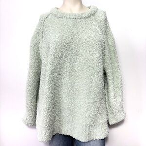 Altard state oversized green fuzzy sweater